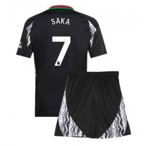 Arsenal Bukayo Saka #7 Away Stadium Football Shirts Kids 2024-25 For Sale