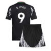 Arsenal Gabriel Jesus #9 Away Stadium Football Shirts Kids 2024-25 For Sale