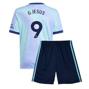 Arsenal Gabriel Jesus #9 Third Stadium Football Shirts Kids 2024-25 For Sale