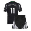 Arsenal Gabriel Martinelli #11 Away Stadium Football Shirts Kids 2024-25 For Sale