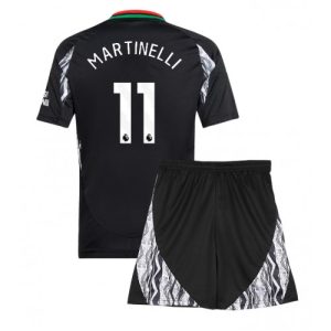 Arsenal Gabriel Martinelli #11 Away Stadium Football Shirts Kids 2024-25 For Sale