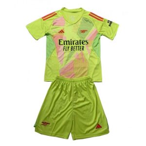 Arsenal Goalkeeper Home Stadium Football Shirts Kids 2024-25 For Sale