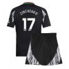 Arsenal Oleksandr Zinchenko #17 Away Stadium Football Shirts Kids 2024-25 For Sale