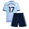Arsenal Oleksandr Zinchenko #17 Third Stadium Football Shirts Kids 2024-25 For Sale