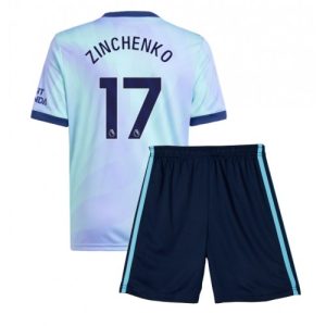Arsenal Oleksandr Zinchenko #17 Third Stadium Football Shirts Kids 2024-25 For Sale