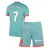 Atletico Madrid Antoine Griezmann #7 Away Stadium Football Kit for Kids 2024-25 Jersey