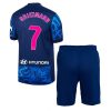 Atletico Madrid Antoine Griezmann #7 Third Stadium Football Kit for Kids 2024-25 Jersey