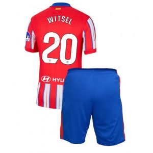 Atletico Madrid Axel Witsel #20 Home Stadium Football Kit for Kids 2024-25 Jersey