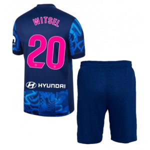 Atletico Madrid Axel Witsel #20 Third Stadium Football Kit for Kids 2024-25 Jersey