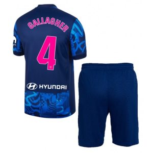 Atletico Madrid Conor Gallagher #4 Third Stadium Football Kit for Kids 2024-25 Jersey