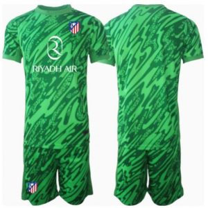 Atletico Madrid Goalkeeper Away Stadium Football Kit for Kids 2024-25 Jersey