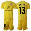 Atletico Madrid Jan Oblak #13 Goalkeeper Third Stadium Football Kit for Kids 2024-25 Jersey