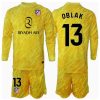 Atletico Madrid Jan Oblak #13 Goalkeeper Third Stadium Football Kit for Kids 2024-25