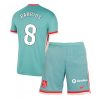 Atletico Madrid Pablo Barrios #8 Away Stadium Football Kit for Kids 2024-25 Jersey
