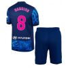 Atletico Madrid Pablo Barrios #8 Third Stadium Football Kit for Kids 2024-25 Jersey