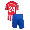 Atletico Madrid Robin Le Normand #24 Home Stadium Football Kit for Kids 2024-25 Jersey