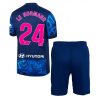 Atletico Madrid Robin Le Normand #24 Third Stadium Football Kit for Kids 2024-25 Jersey