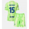 Barcelona Andreas Christensen #15 Cheap Third Stadium Kit for Kids 2024-25 Football Jerseys