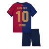 Barcelona Ansu Fati #10 Cheap Home Stadium Kit for Kids 2024-25 Football Jerseys