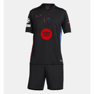 Barcelona Cheap Away Stadium Kit for Kids 2024-25 Custom Jerseys