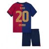 Barcelona Dani Olmo #20 Cheap Home Stadium Kit for Kids 2024-25 Football Jerseys