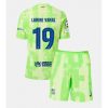 Barcelona Lamine Yamal #19 Cheap Third Stadium Kit for Kids 2024-25