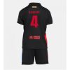 Barcelona Ronald Araujo #4 Cheap Away Stadium Kit for Kids 2024-25 Football Jerseys