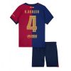 Barcelona Ronald Araujo #4 Cheap Home Stadium Kit for Kids 2024-25 Football Jerseys