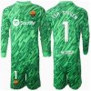 Barcelona Ter Stegen #1 Goalkeeper Cheap Away Stadium Kit for Kids 2024-25 Long Sleeve (+ pants)