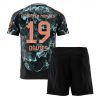 Bayern Munich Alphonso Davies #19 Away Stadium Football Kit for Kids 2024-25 Jersey