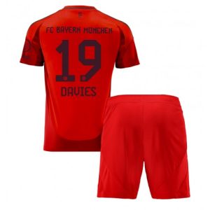 Bayern Munich Alphonso Davies #19 Home Stadium Football Kit for Kids 2024-25 Sale