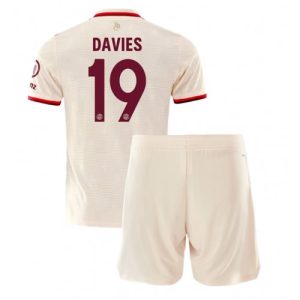 Bayern Munich Alphonso Davies #19 Third Stadium Football Kit for Kids 2024-25 Jersey