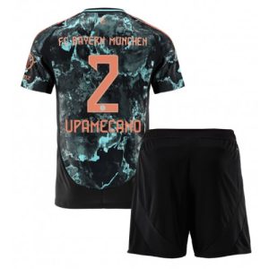 Bayern Munich Dayot Upamecano #2 Away Stadium Football Kit for Kids 2024-25 Jersey