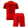 Bayern Munich Dayot Upamecano #2 Home Stadium Football Kit for Kids 2024-25 Jersey