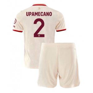 Bayern Munich Dayot Upamecano #2 Third Stadium Football Kit for Kids 2024-25 Jersey