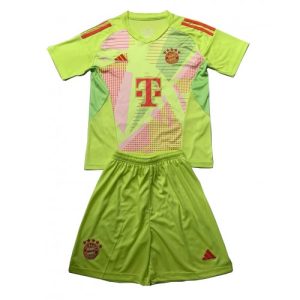Bayern Munich Goalkeeper Home Stadium Football Kit for Kids 2024-25 Jersey