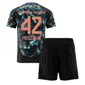 Bayern Munich Jamal Musiala #42 Away Stadium Football Kit for Kids 2024-25 Jersey