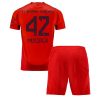 Bayern Munich Jamal Musiala #42 Home Stadium Football Kit for Kids 2024-25 Jersey