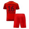 Bayern Munich Joao Palhinha #16 Home Stadium Football Kit for Kids 2024-25 Sale