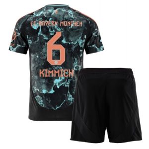 Bayern Munich Joshua Kimmich #6 Away Stadium Football Kit for Kids 2024-25 Jersey