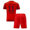 Bayern Munich Kingsley Coman #11 Home Stadium Football Kit for Kids 2024-25 Jersey