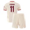 Bayern Munich Kingsley Coman #11 Third Stadium Football Kit for Kids 2024-25 Jersey
