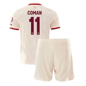 Bayern Munich Kingsley Coman #11 Third Stadium Football Kit for Kids 2024-25 Jersey