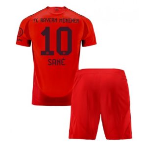 Bayern Munich Leroy Sane #10 Home Stadium Football Kit for Kids 2024-25 Jersey