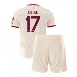 Bayern Munich Michael Olise #17 Third Stadium Football Kit for Kids 2024-25 Jersey