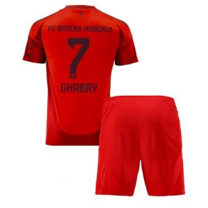 Bayern Munich Serge Gnabry #7 Home Stadium Football Kit for Kids 2024-25 Online