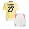 Buy Juventus Andrea Cambiaso #27 Cheap Away Stadium Kit for Kids 2024-25 Football Jerseys 3 For Sale Juventus Andrea Cambiaso #27 Cheap Away Stadium Kit for Kids 2024-25 Football Jerseys 3