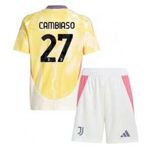 Buy Juventus Andrea Cambiaso #27 Cheap Away Stadium Kit for Kids 2024-25 Football Jerseys For Sale Juventus Andrea Cambiaso #27 Cheap Away Stadium Kit for Kids 2024-25 Football Jerseys