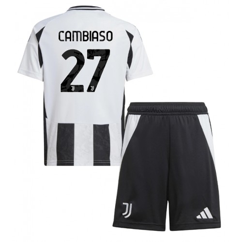 Buy Juventus Andrea Cambiaso #27 Cheap Home Stadium Kit for Kids 2024-25 Football Jerseys For Sale Juventus Andrea Cambiaso #27 Cheap Home Stadium Kit for Kids 2024-25 Football Jerseys