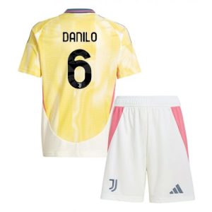 Buy Juventus Danilo Luiz #6 Cheap Away Stadium Kit for Kids 2024-25 Football Jerseys For Sale Juventus Danilo Luiz #6 Cheap Away Stadium Kit for Kids 2024-25 Football Jerseys